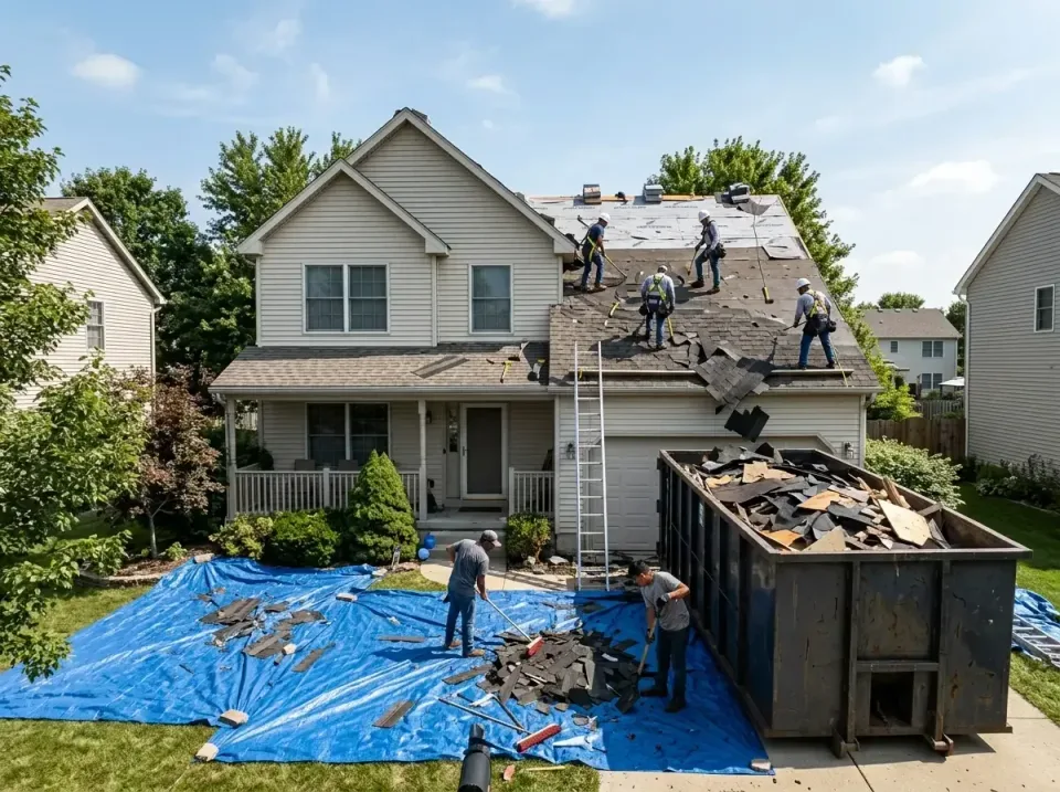 roof-replacement-debris-remova-004 — frequently asked questions, Cheapest Dumpster Rentals in Riviera Beach, MD